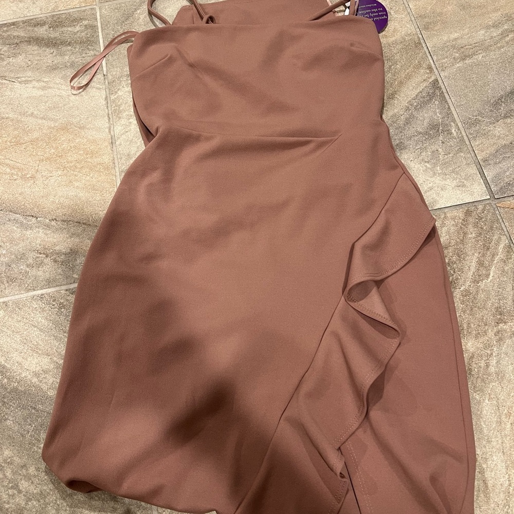Long mauve gown